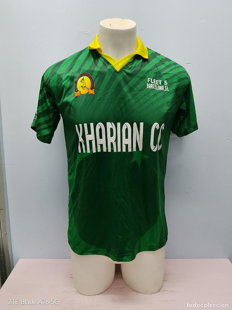 Coleccionismo deportivo: Cricket Barcelona camiseta liga catalana shirt L 56cts