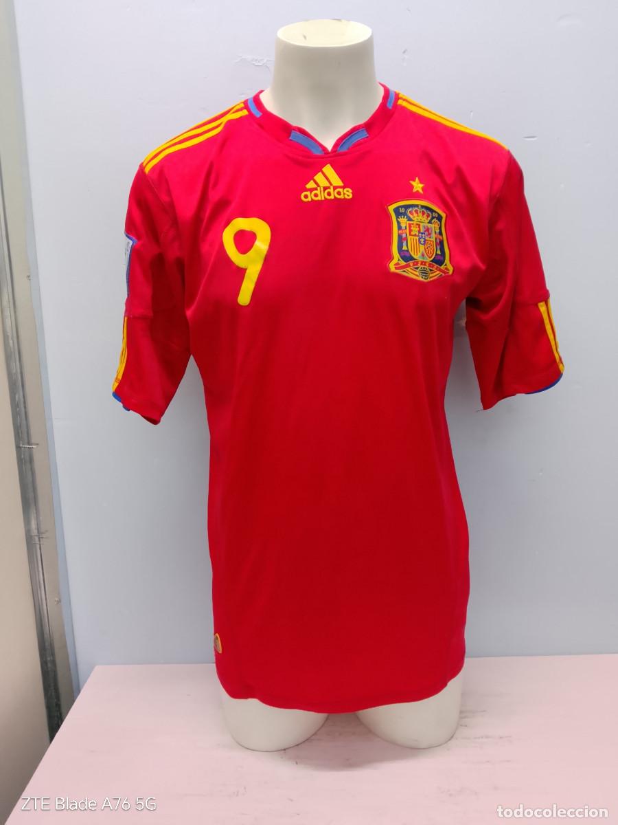Coleccionismo deportivo: Fernando Torres Espa&ntilde;a Spain camiseta futbol seleccion football shirt L 58cts