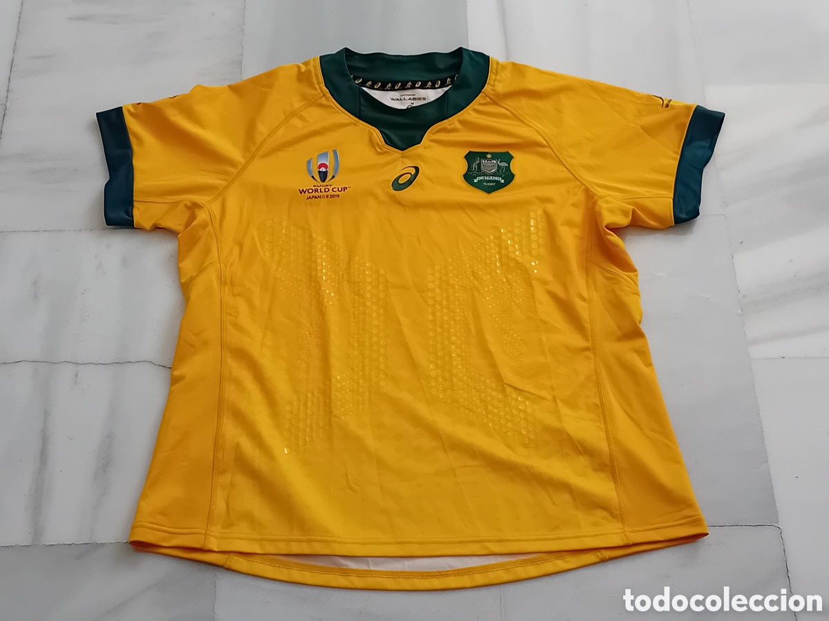 Coleccionismo deportivo: CAMISETA RUGBY AUSTRALIA MARCA ASCIS TALLA XL