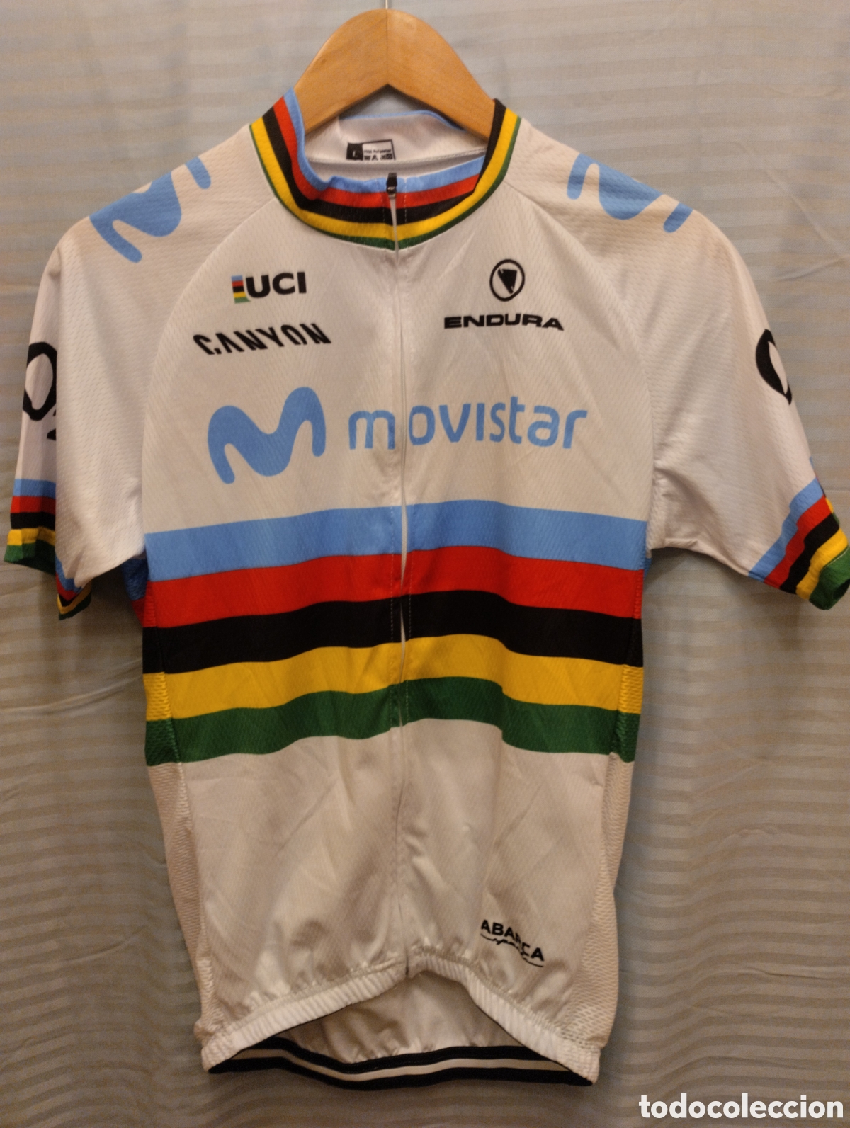 Coleccionismo deportivo: Maillot ciclismo Campe&oacute;n del Mundo
