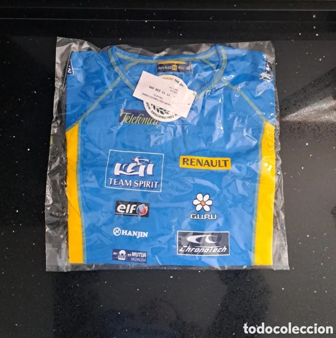 Coleccionismo deportivo: Camiseta Renault F1 Team Spirit 2005/2006 NUEVA PRECINTADA &ndash; Era F.Alonso Campe&oacute;n