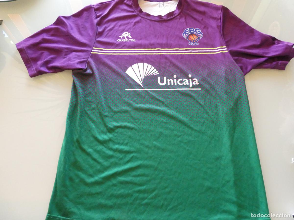 Coleccionismo deportivo: CAMISETA DE BALONCESTO. UNICAJA M&Aacute;LAG EBG. TALLA S. 150GR