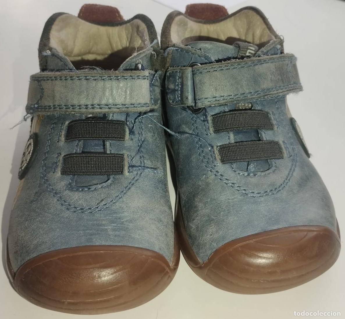 Coleccionismo deportivo: Zapatos Biomec&aacute;nicos Ni&ntilde;o Talla 22 Azul