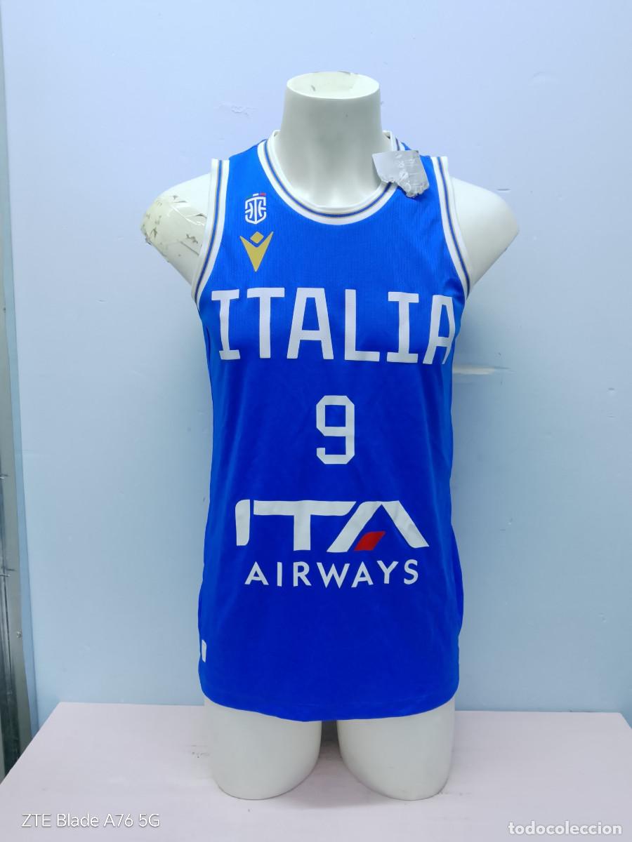 Coleccionismo deportivo: Nicolo Melli Italia maglia national basketball basket basquet shirt camiseta S 52cts
