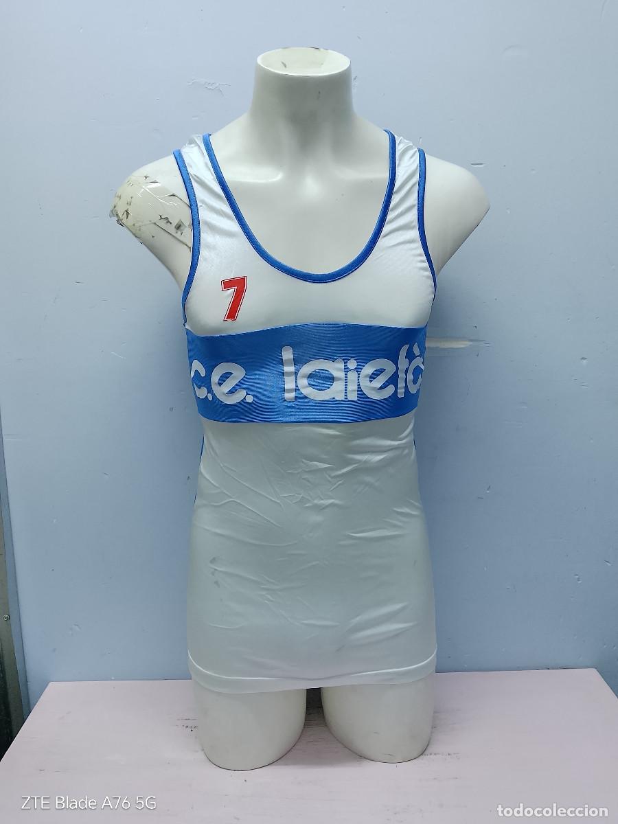 Coleccionismo deportivo: CE Laieta CB laietano 1980 Barcelona basket camiseta basketball basquet 42x78cts