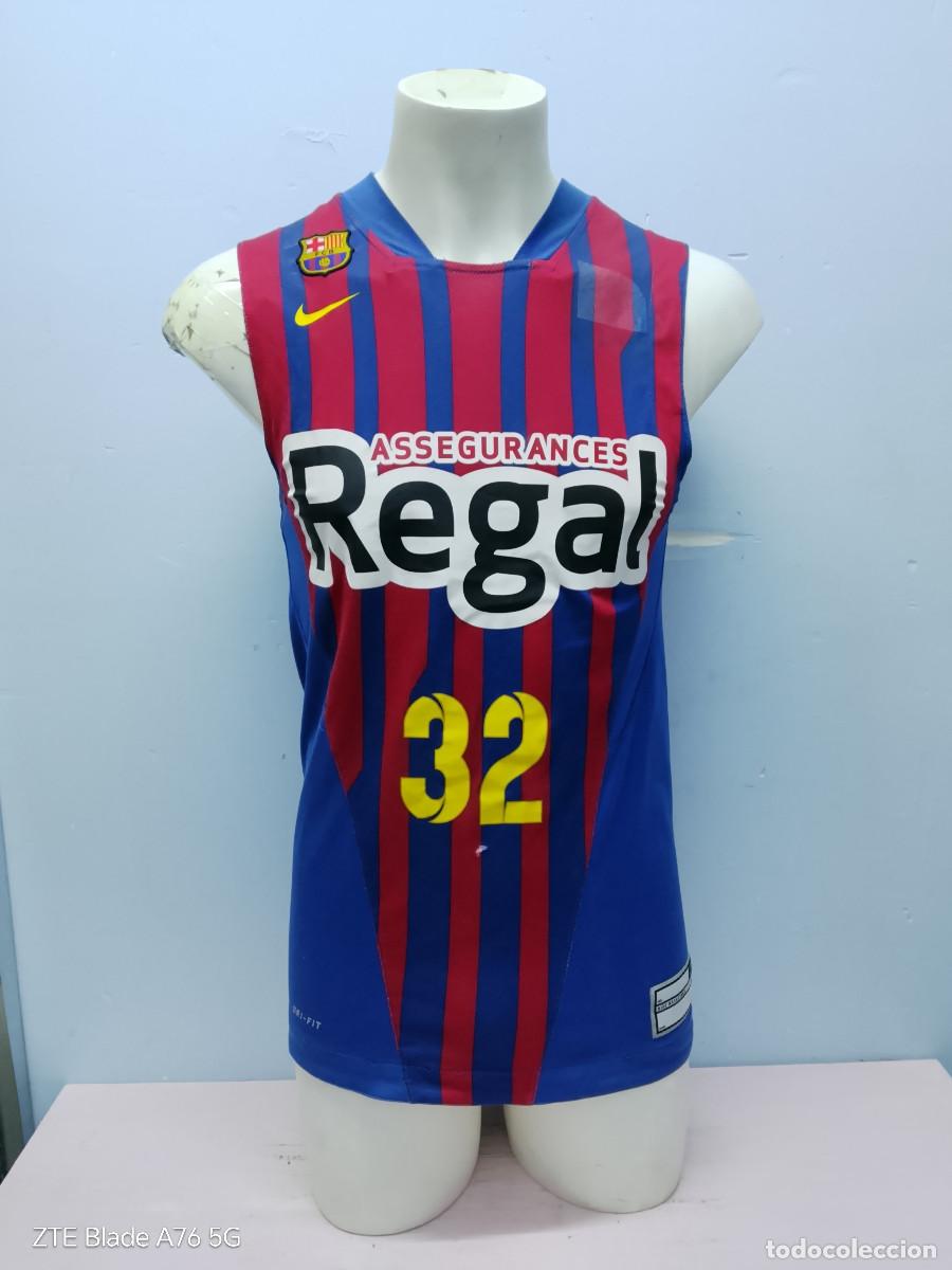 Coleccionismo deportivo: REgal FC Barcelona jawai (taras) camsieta basket basketball basquet shirt S 45cts