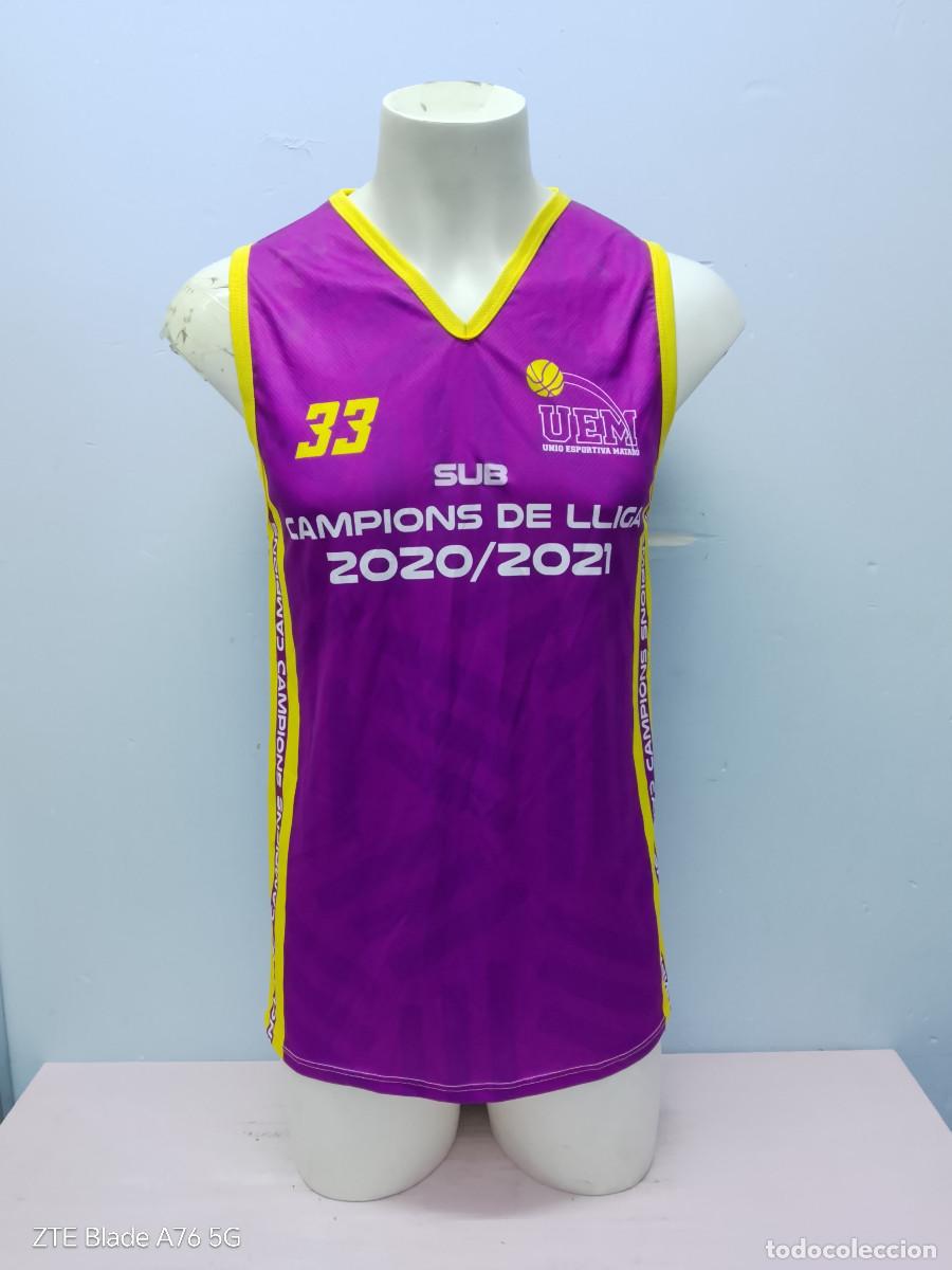 Coleccionismo deportivo: UE Mataro basquet basket camiseta shirt M catalunya