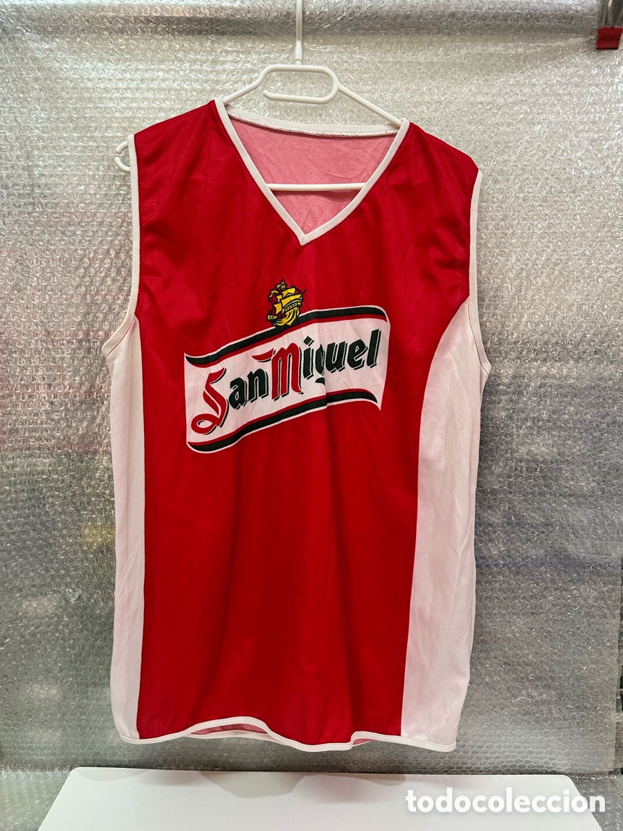 Sammelleidenschaft Sport: Antigua Camiseta deportiva de Baloncesto SanMiguel TALLA -XL- Adidas