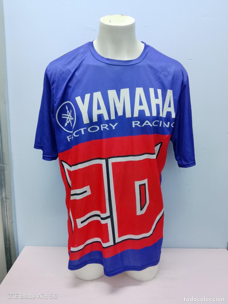Coleccionismo deportivo: Yamaha Factory Racing piloto MotoGP Fabio Quartararo camiseta shirt 62cts 4xl