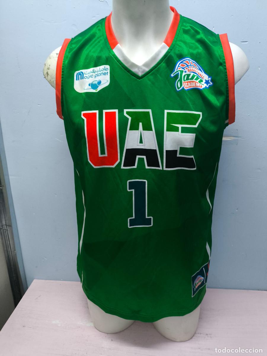 Coleccionismo deportivo: UAE Emiratos Arabes unidos basketball shirt basket camiseta Arab 58x77cts L