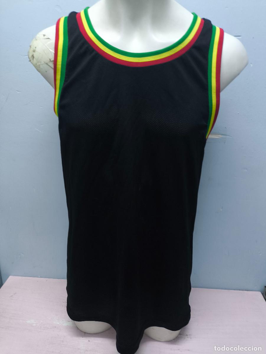 Coleccionismo deportivo: Jamaica rasta camiseta tirantes basket basquet shirt camiseta reggae L 58x83cts
