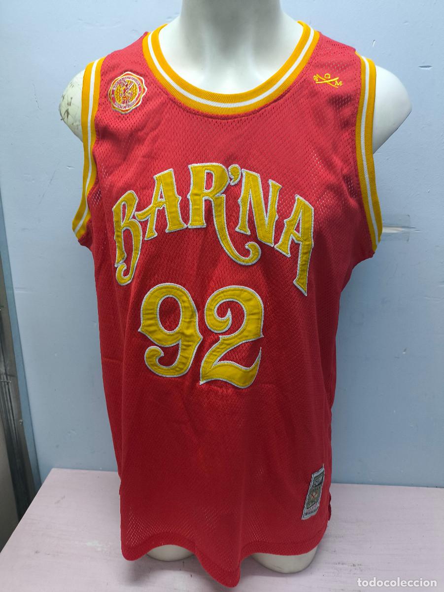 Coleccionismo deportivo: Barna 92 OldSkol Hip Street defenders camiseta basketball shirt M 64cts