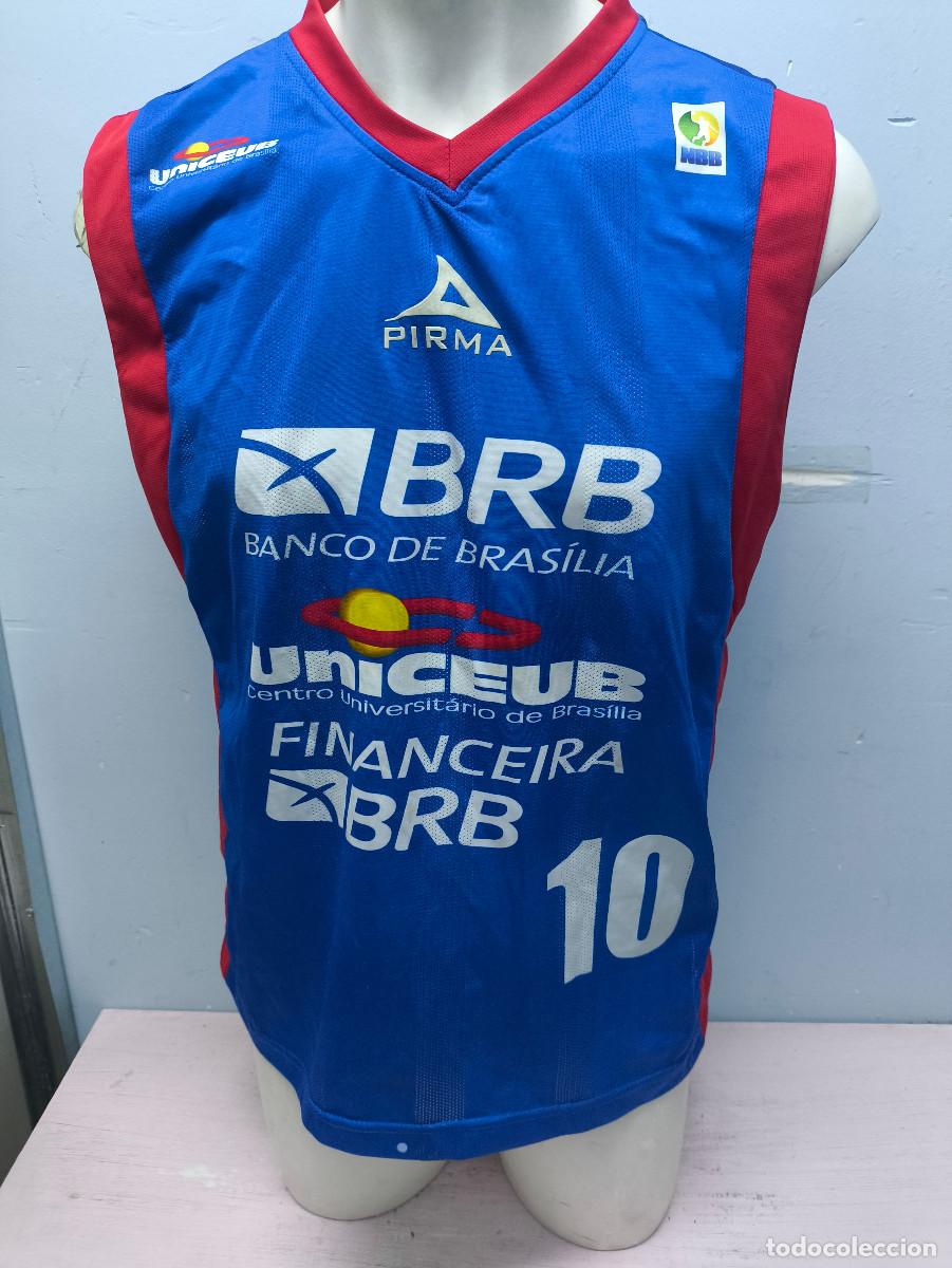 Coleccionismo deportivo: Brasilia Basketball basketball match worn camiseta basket shirt 57x73cts L