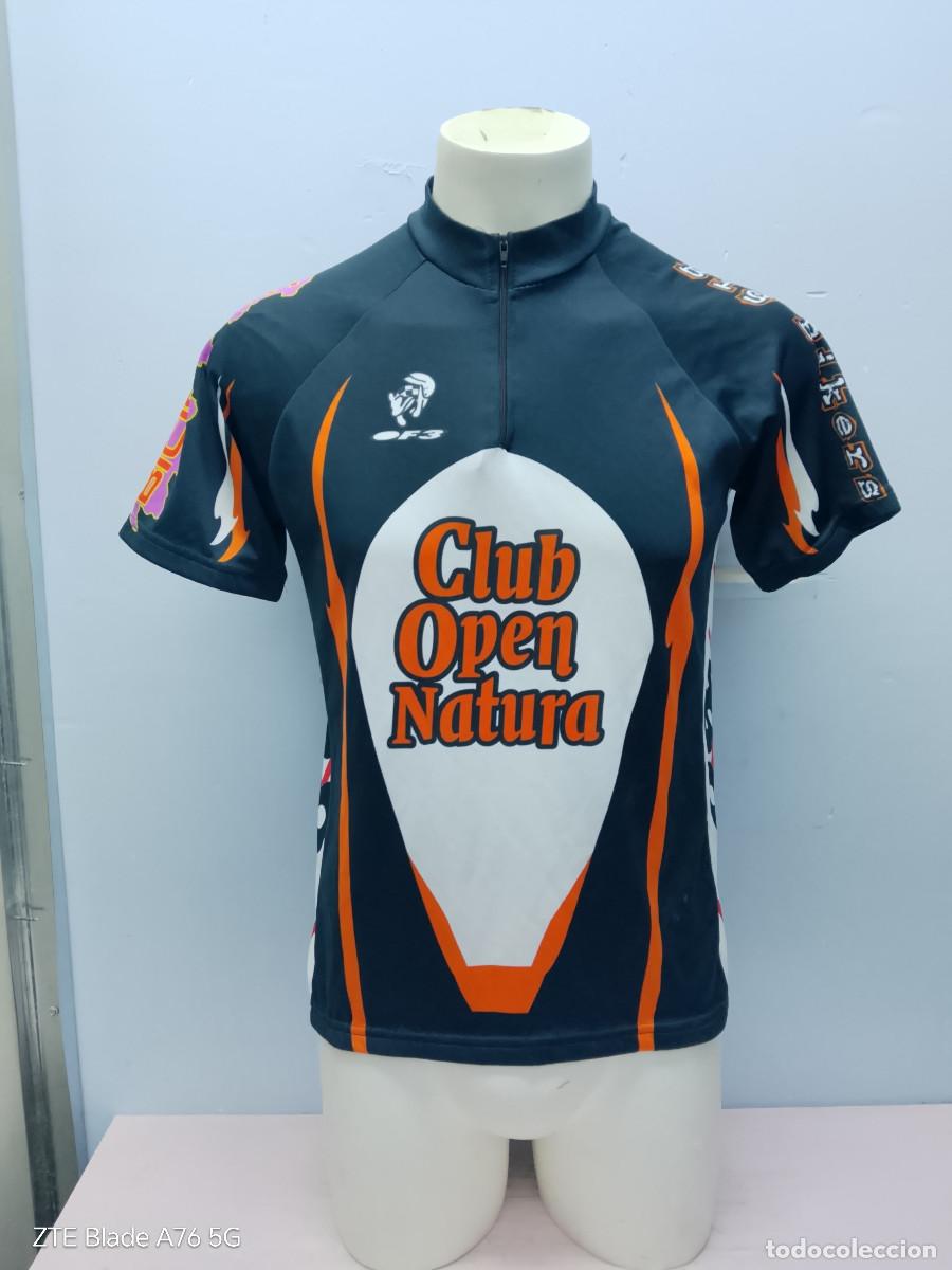Coleccionismo deportivo: Club Open Natura ciclismo ciclista maillot L 52cts