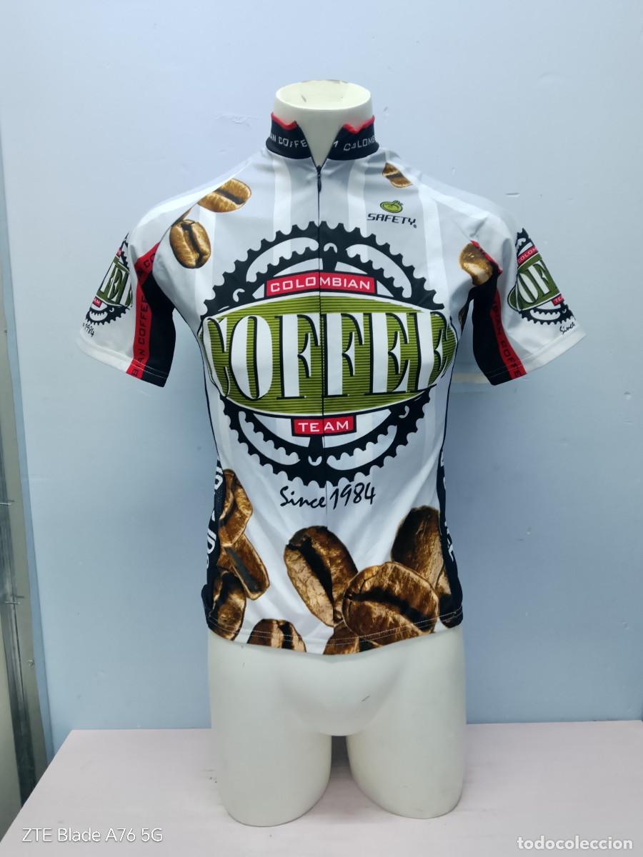 Coleccionismo deportivo: Colombian Coffee Team Colombia maillot cafe ciclismo ciclista maillot M 52cts