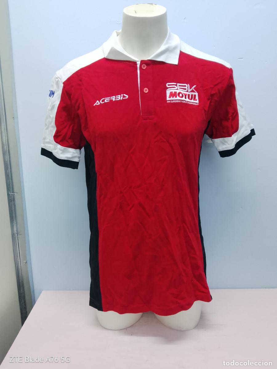 Coleccionismo deportivo: WorldSBK Superbikes motogp polo racing camiseta shirt L 55cts