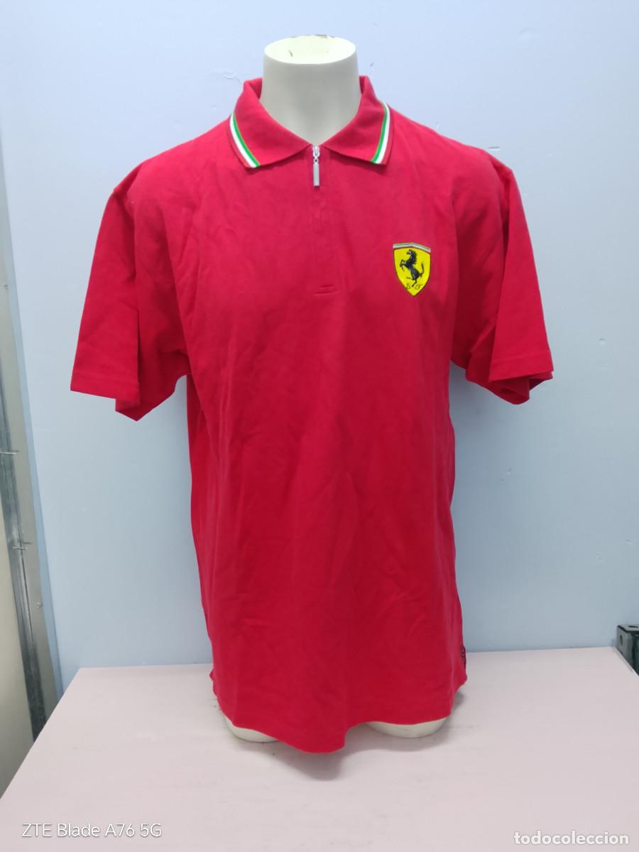 Coleccionismo deportivo: Ferrari racing team polo camiseta shirt jersey vintage xl 62cts