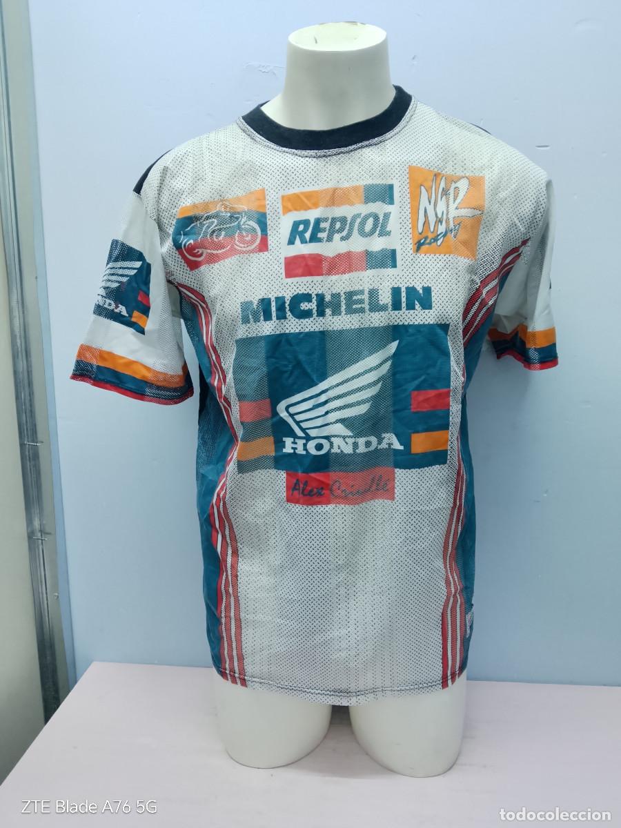 Coleccionismo deportivo: Alex Criville MotoGP camiseta shirt racing Honda motorsport vintage L 60 ct