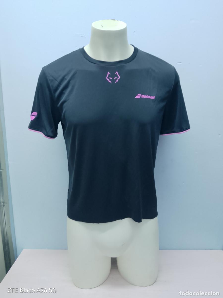 Coleccionismo deportivo: Juan lebron Padel camiseta shirt El Lobo 54x60cts tiene el bajo cortado