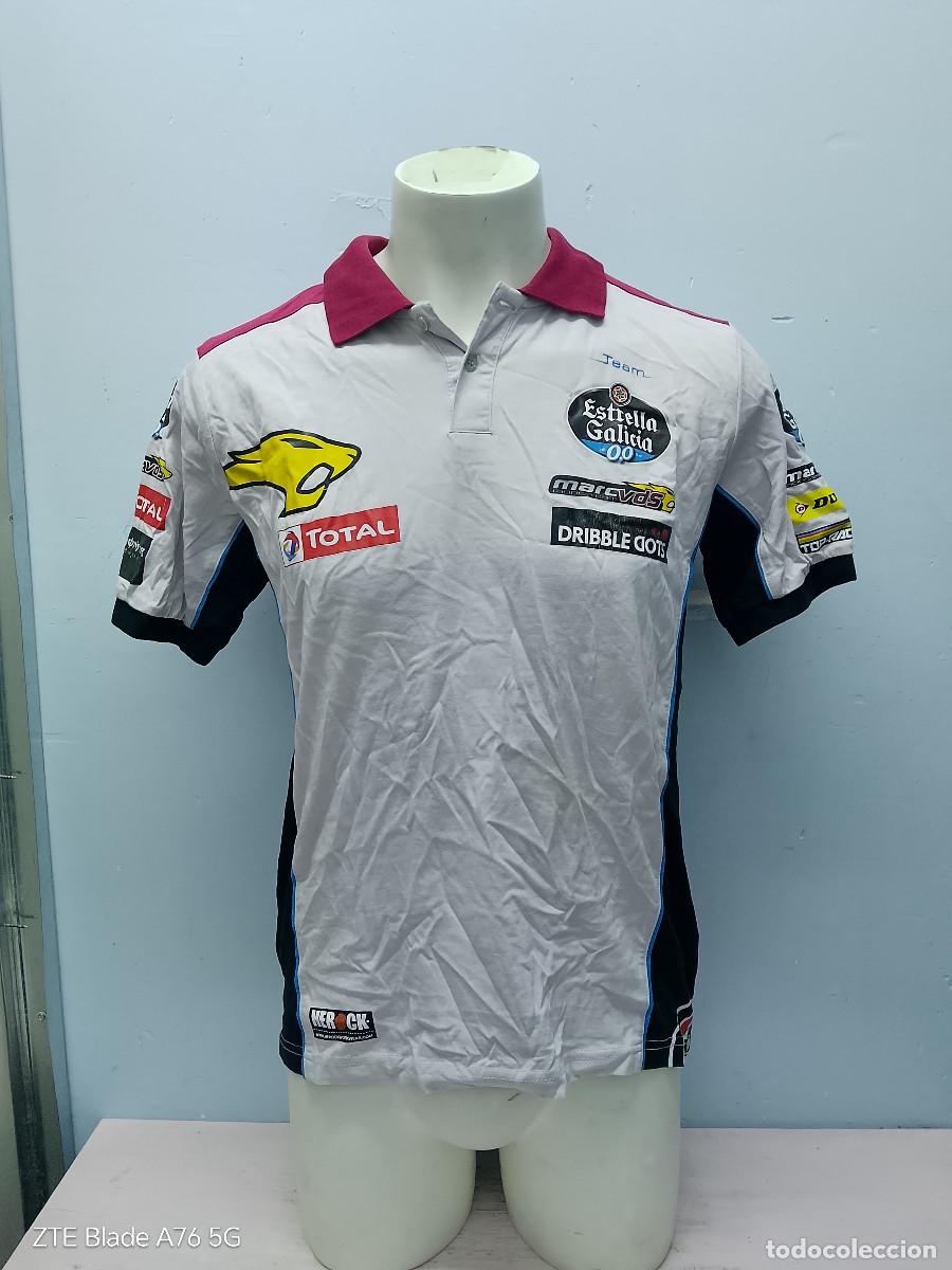 Coleccionismo deportivo: MarcVDS Estrella Galicia Team Motorsport motogp camiseta shirt polo M 52cts