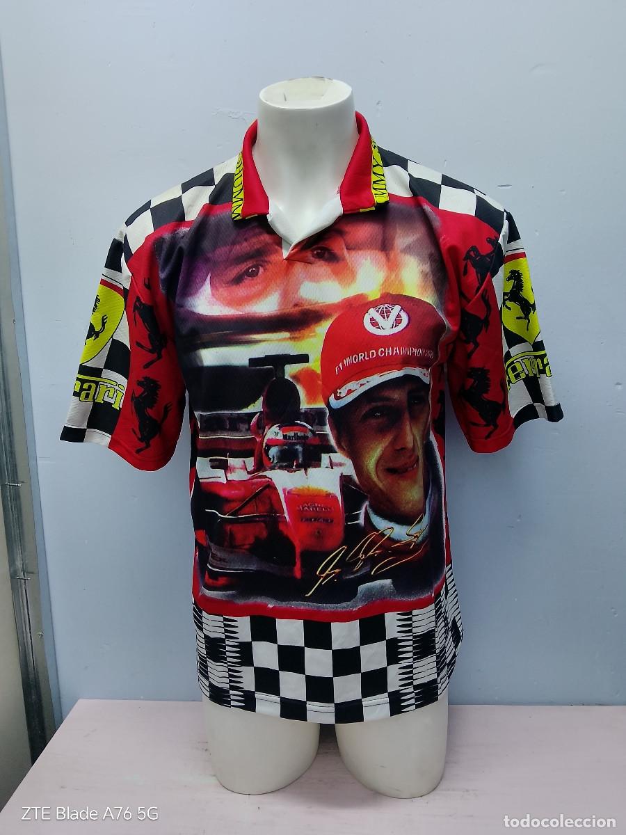 Coleccionismo deportivo: Ferrari Michael Schumacker camiseta shirt F1 racing vintage camiseta xl 58cts