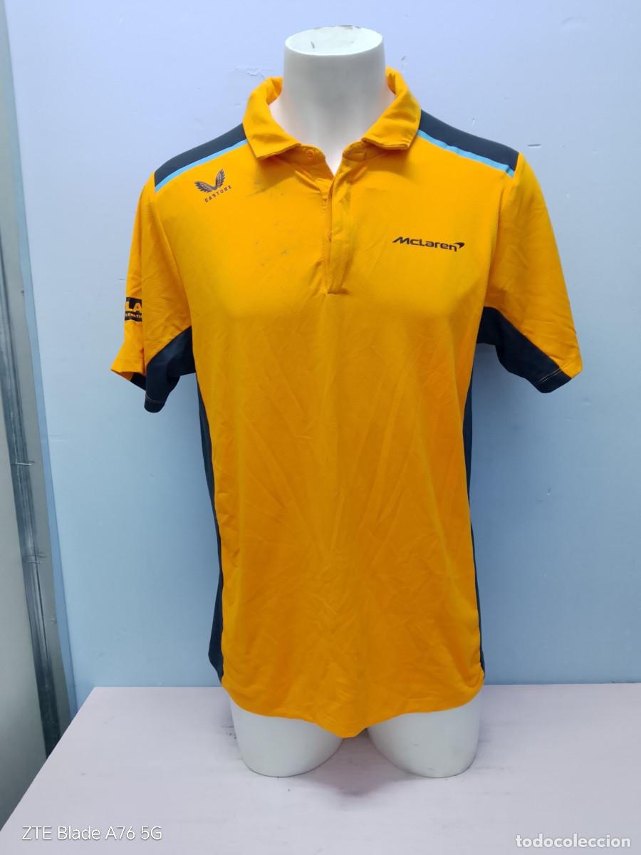 Coleccionismo deportivo: Mclaren Castore F1 racing motorsport camiseta polo shirt L 58cts
