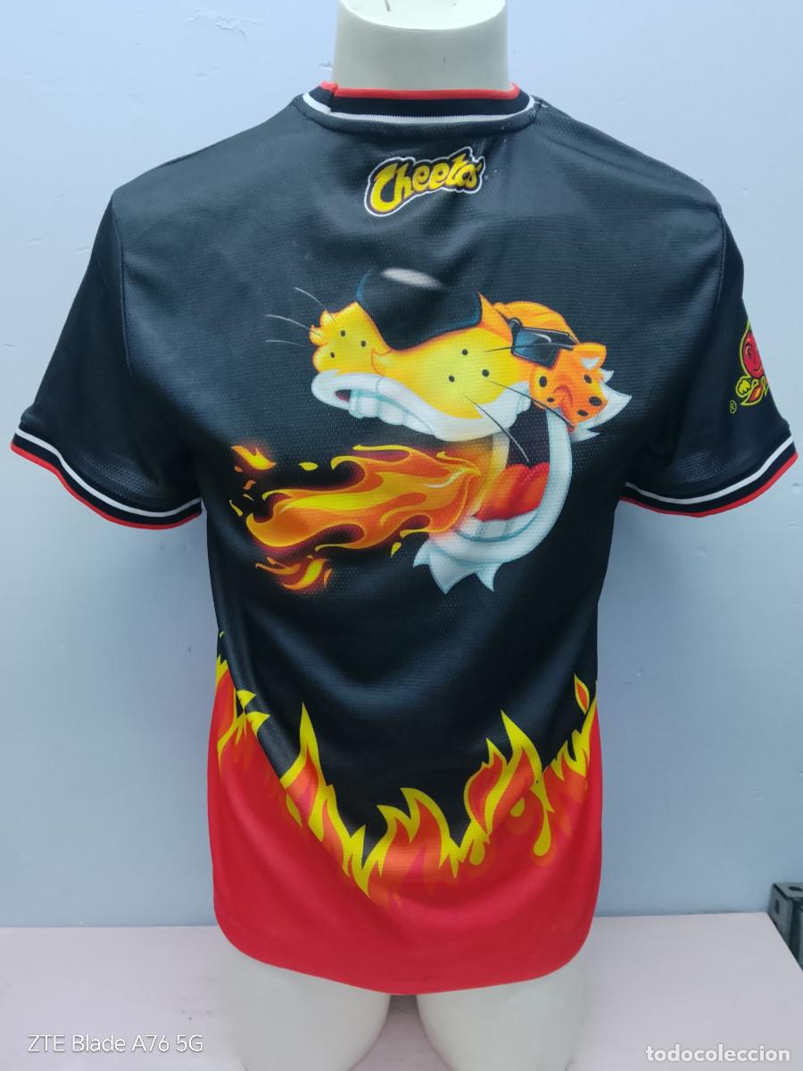 Coleccionismo deportivo: Cheetos Flamin Hot camiseta Cartoon chips camiseta shirt M 56cts