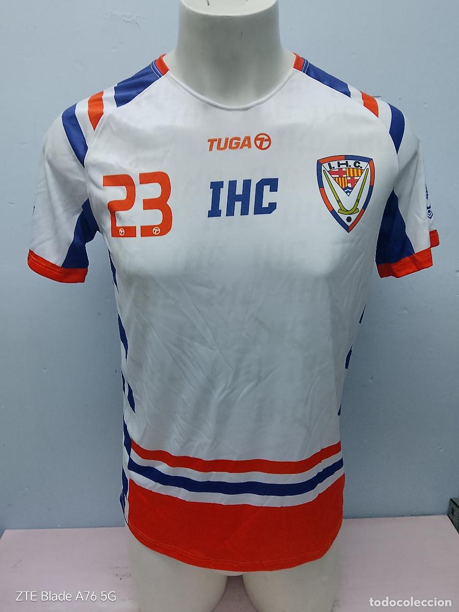 Coleccionismo deportivo: Igualada Hoquei patines catalunya hockey shirt match worn Roller jockey S 51cts