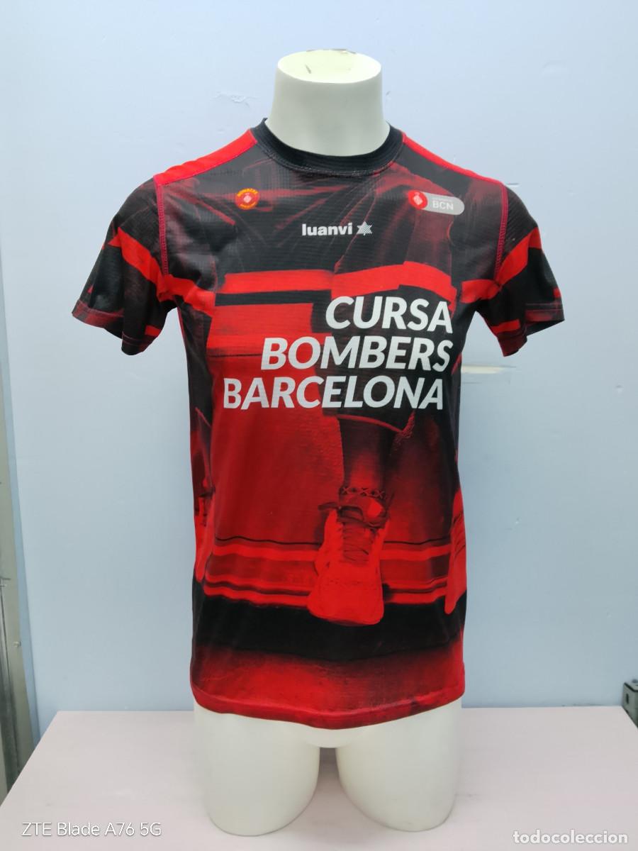 Coleccionismo deportivo: Cursa Bombers Barcelona atletismo running shirt camiseta S 49cts S 49cts