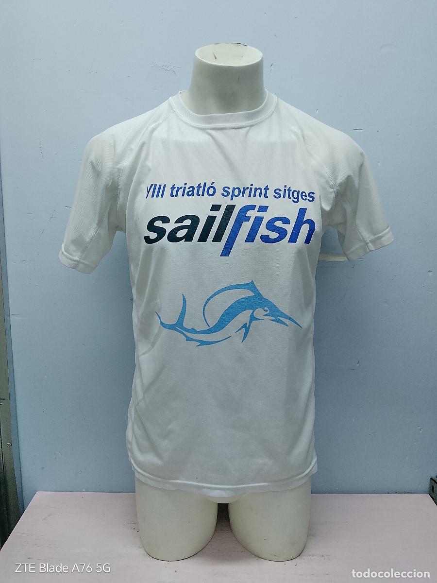 Coleccionismo deportivo: VIII triatl&oacute; sprint sitges SItges triathlon atletismo athletics shirt camiseta M 56cts
