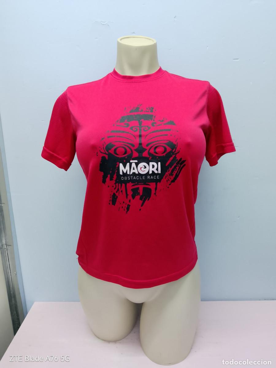 Coleccionismo deportivo: Maori Obstacle Race finisher atletismo camiseta athletics shirt girl chica mujer woman S 48cts