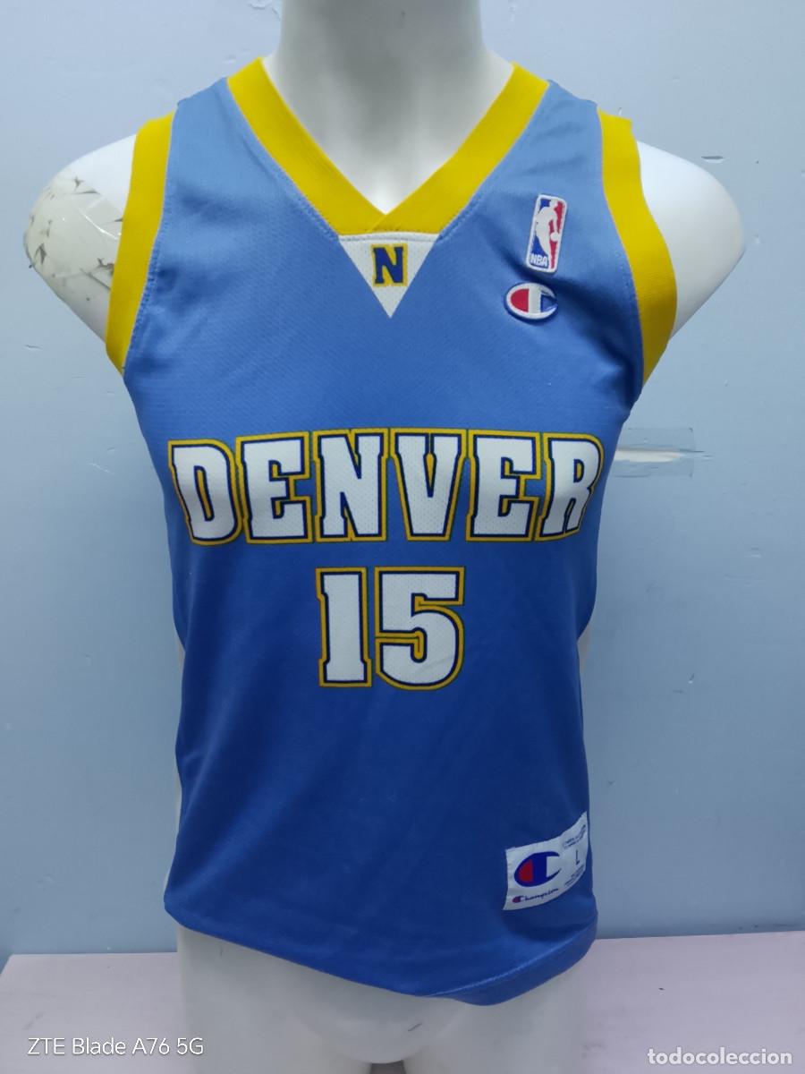 Coleccionismo deportivo: Denver Nuggets Basketball basket basquet shirt Carmelo Anthony xs 50x66cts