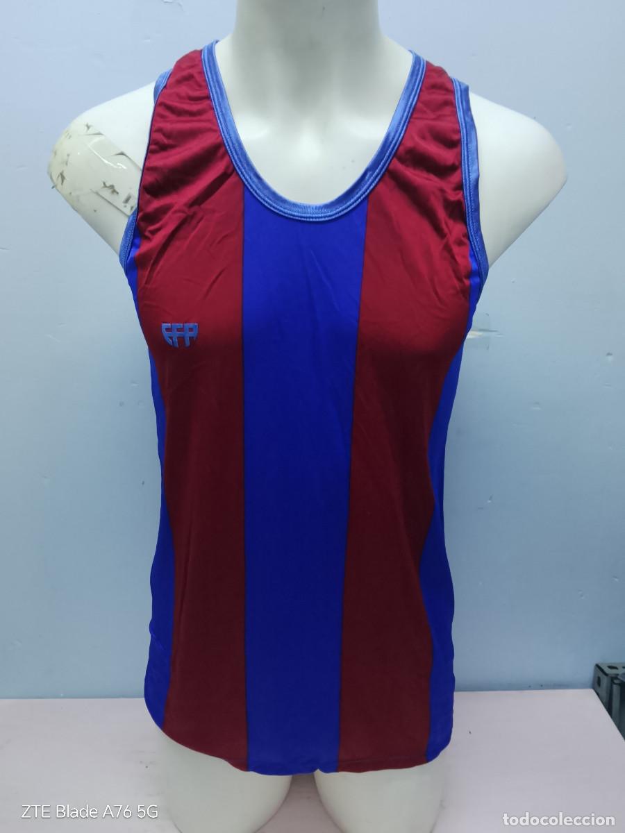 Coleccionismo deportivo: Vintage Bar&ccedil;a Barcelona basket 1980 basketball basquet shirt fc barcelona S 48cts