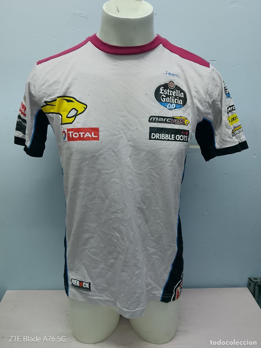 Coleccionismo deportivo: MarcVDS Estrella Galicia Team Motorsport motogp camiseta shirt polo M 54cts