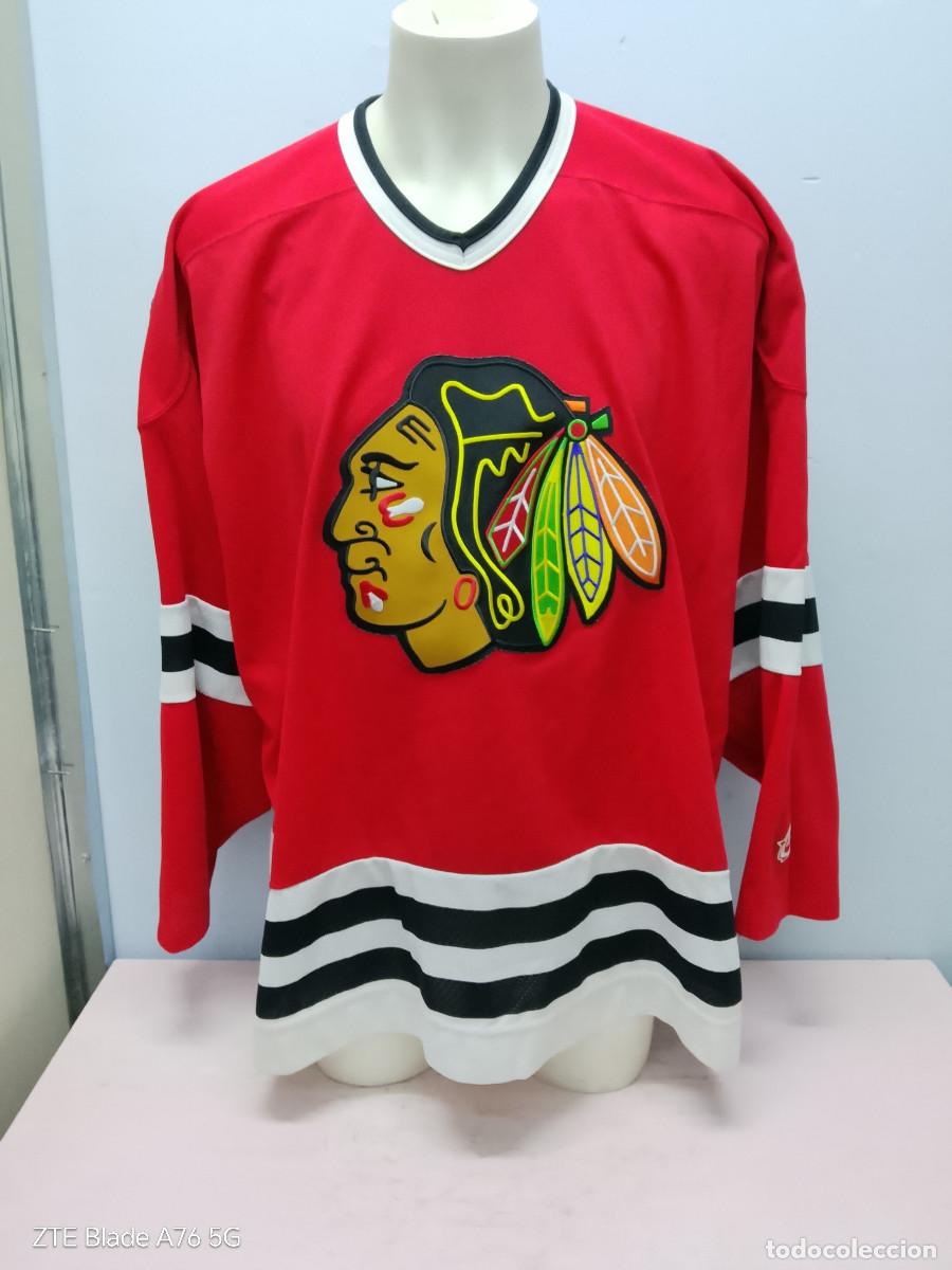 Coleccionismo deportivo: Chicago Blackhawks Ice Hockey hielo camiseta jersey shirt NHL xxl 78cts