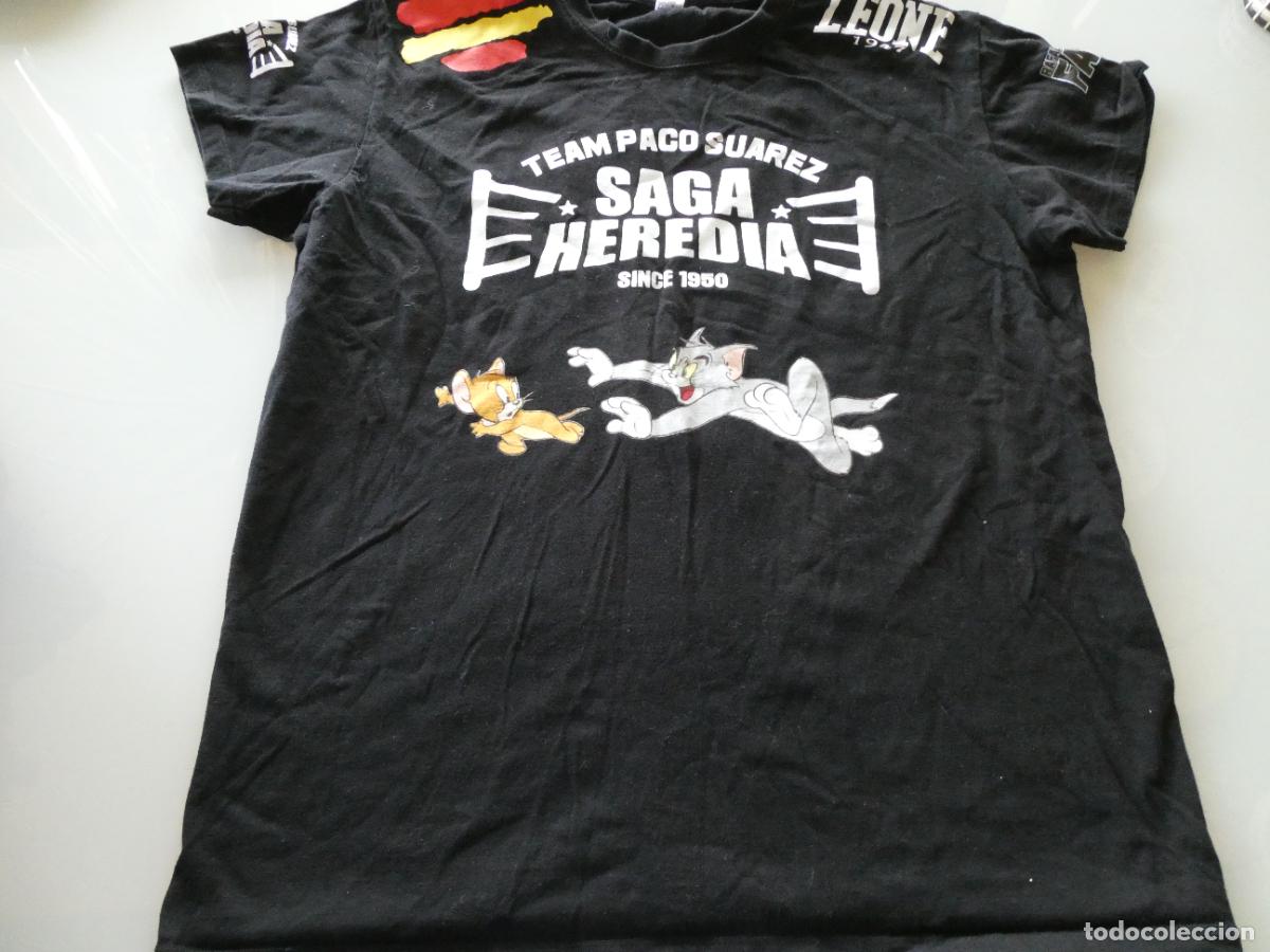 Coleccionismo deportivo: CAMISETA DE BOXING BOXEADORES. CLUB BOXEO SAGA HEREDIA M&Aacute;LAGA TOM JERRY. TALLA M. 190GR