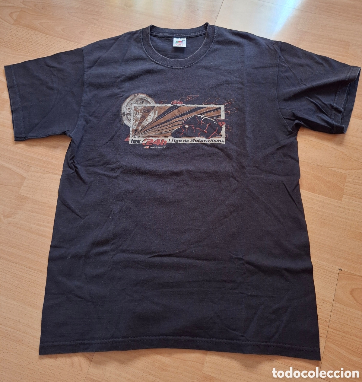 Coleccionismo deportivo: Camiseta 24 horas de motos Circuit Catalunya 2010, talla L, negra.
