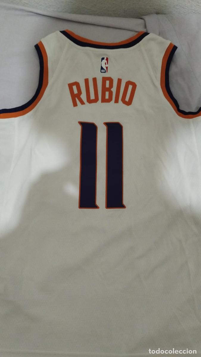 Coleccionismo deportivo: Camiseta Swingman Ricky Rubio Talla M Suns
