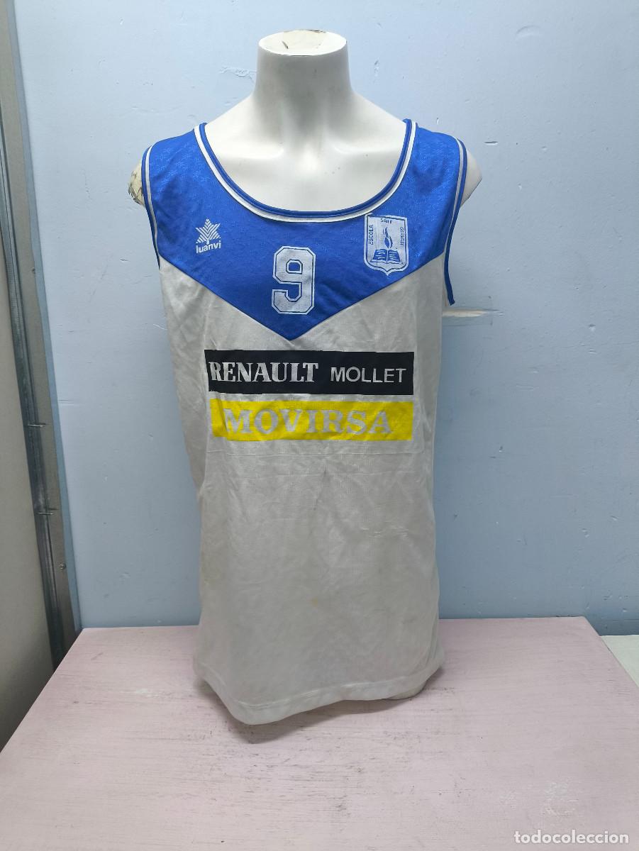 Coleccionismo deportivo: Basquet Mollet Renault 1980 basketball basket shirt camiseta Sant Gervasi catalunya XL