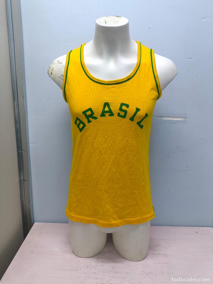 Coleccionismo deportivo: Brasil 1980 Campea camiseta futbol football shirt 50x73cts xl vintage