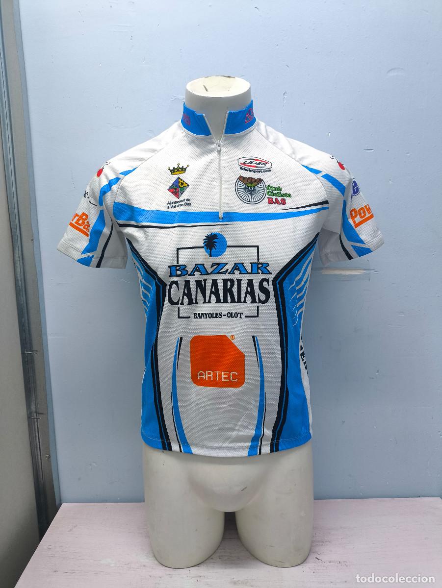 Coleccionismo deportivo: Maillot ciclismo la Vall den Bas Catalunya mountain cycling jersey ciclista L 54cts
