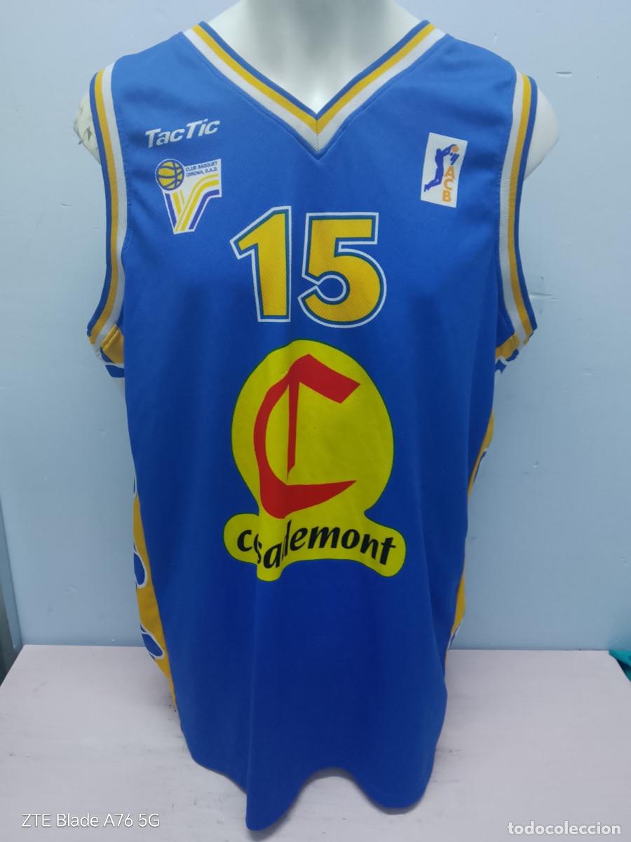Coleccionismo deportivo: Casademont Girona Catalunya basketball basket basquet shirt camiseta Match worn xxl 67x88cts