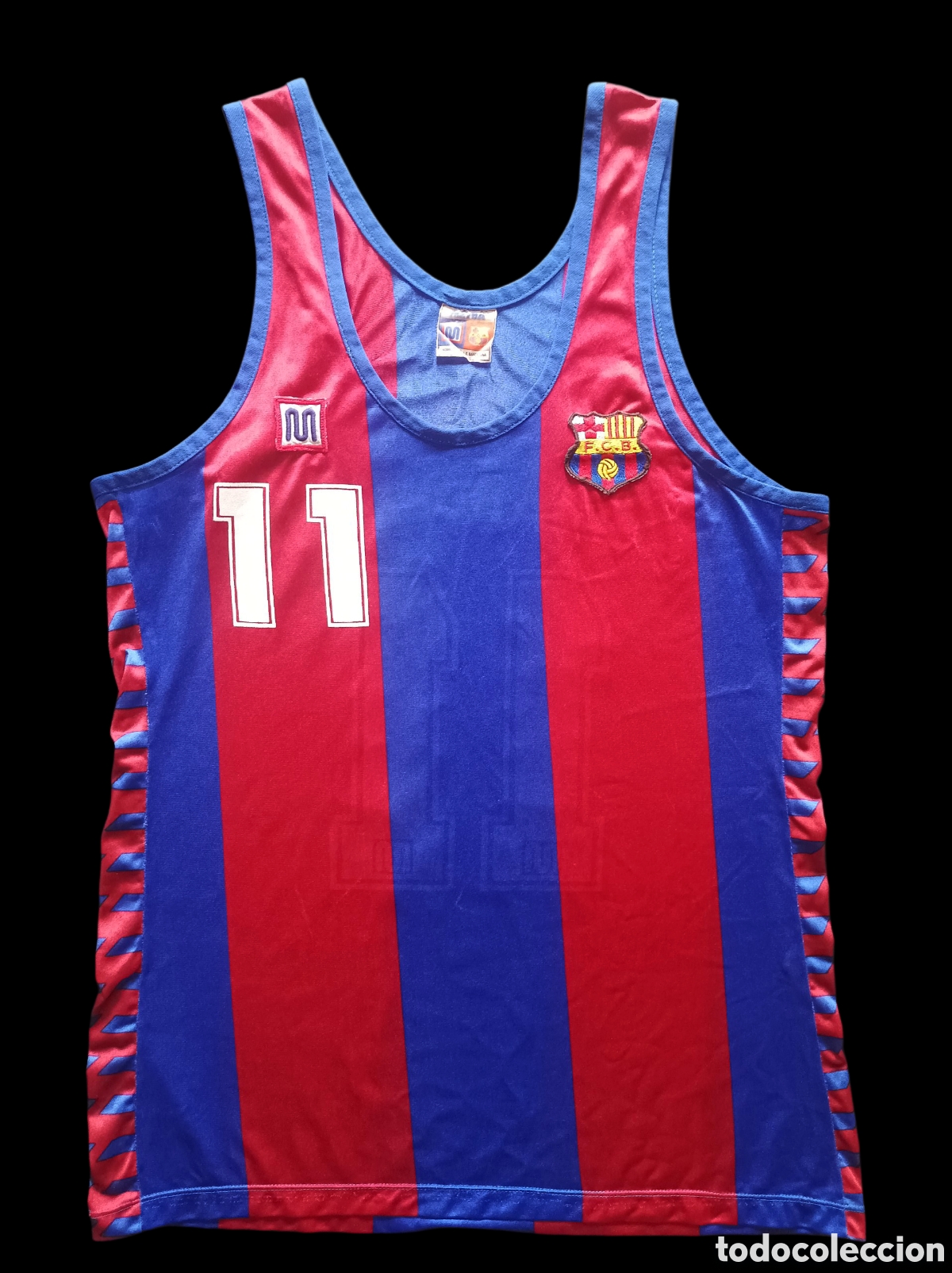 Coleccionismo deportivo: Camiseta shirt Meyba Futbol Club Barcelona de baloncesto / B&aacute;squet a&ntilde;os 80.