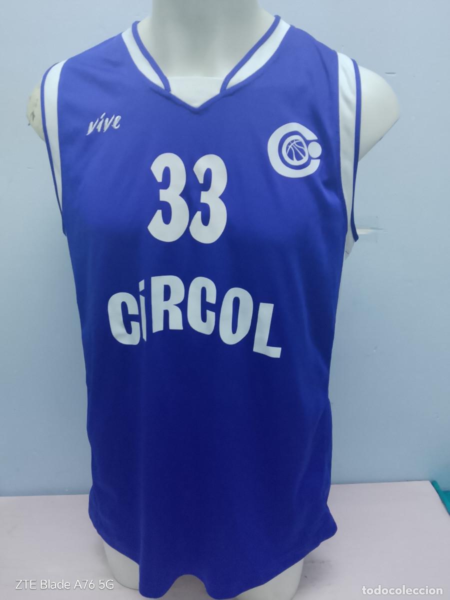 Coleccionismo deportivo: C&iacute;rculo Cat&oacute;lico de Badalona Circol Catolic basquet camiseta basketball shirt basket L 58cts
