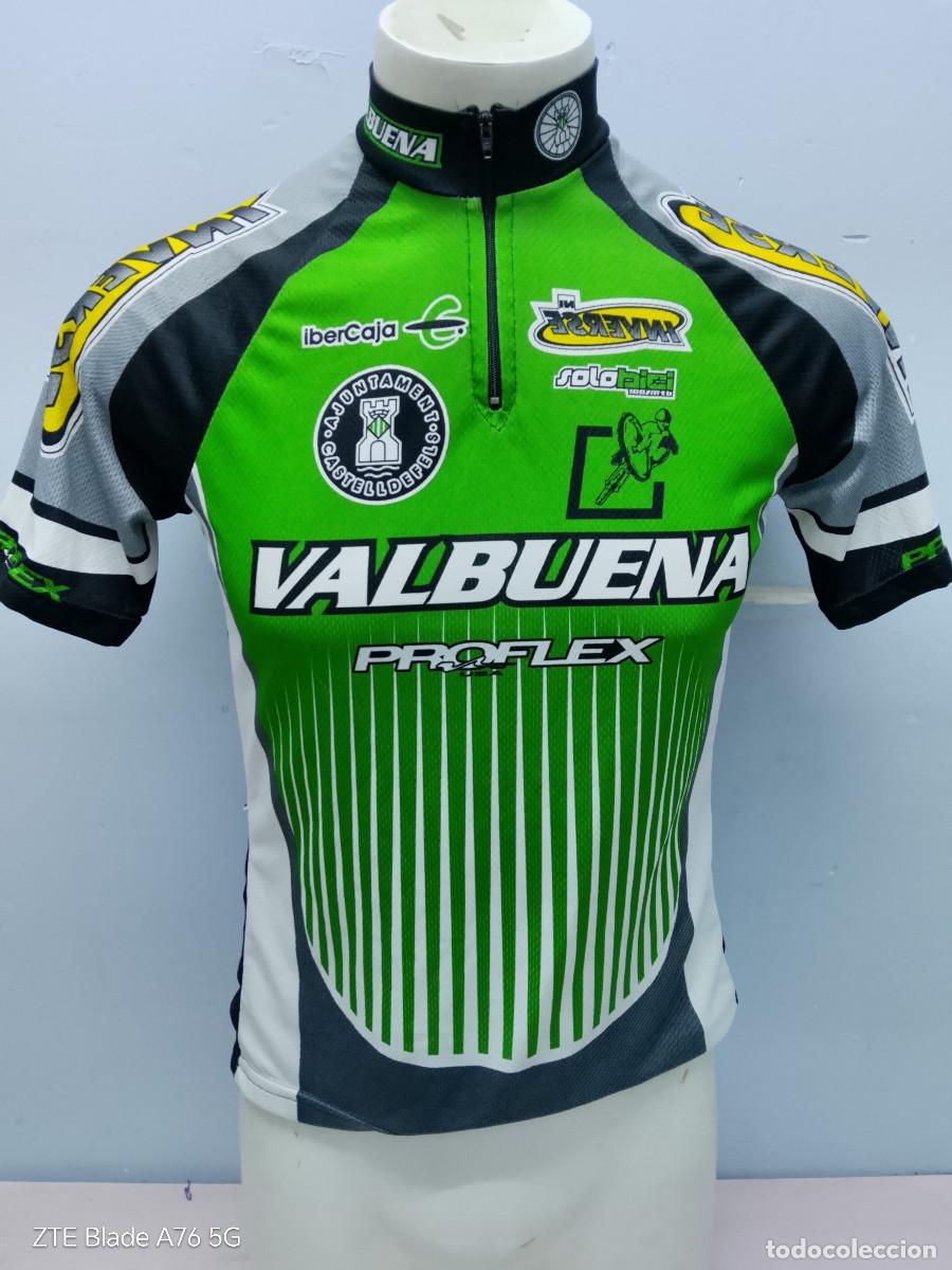 Coleccionismo deportivo: maillot ciclismo ciclista valbuena L 48cts chica mujer girl cycling jersey