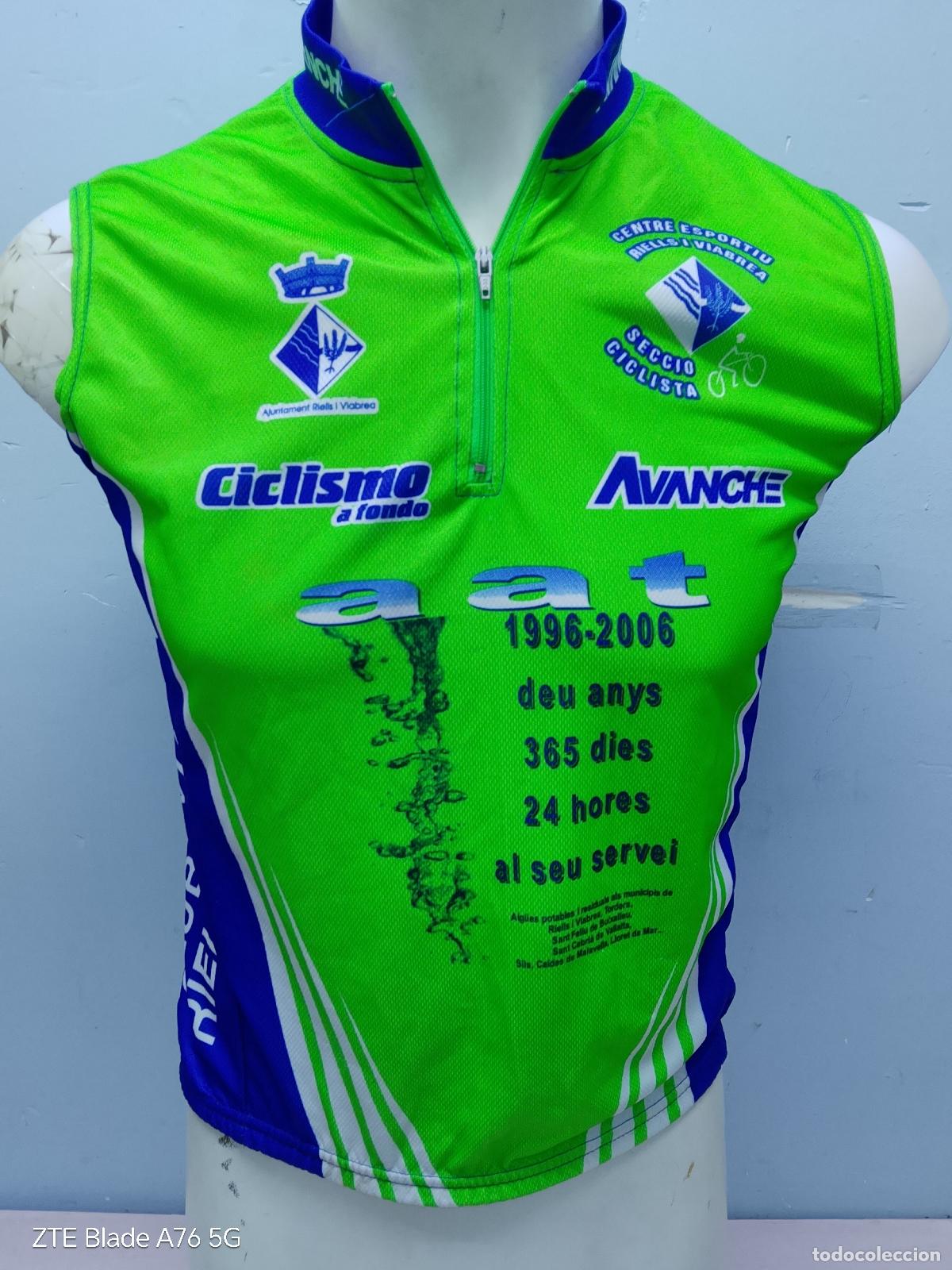 Coleccionismo deportivo: Riells i Viabrea Catalunya mountain cycling ciclismo ciclista maillot M 50cts chica mujer