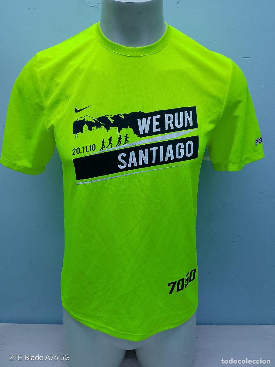 Coleccionismo deportivo: Marathon Santiago Galicia atletismo running camiseta shirt M 52cts