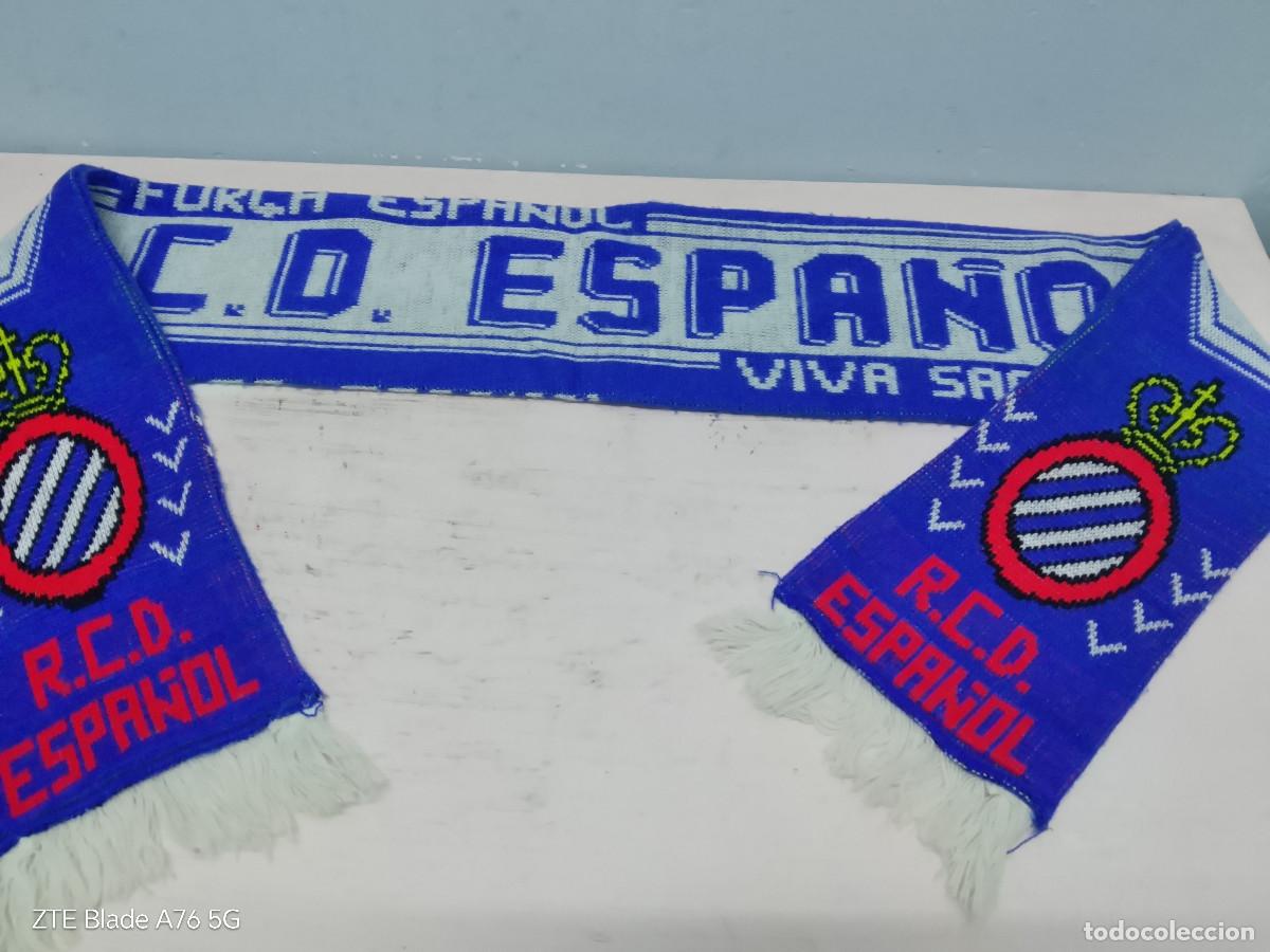 Coleccionismo deportivo: RCD Espanyol bufanda scarf football futbol
