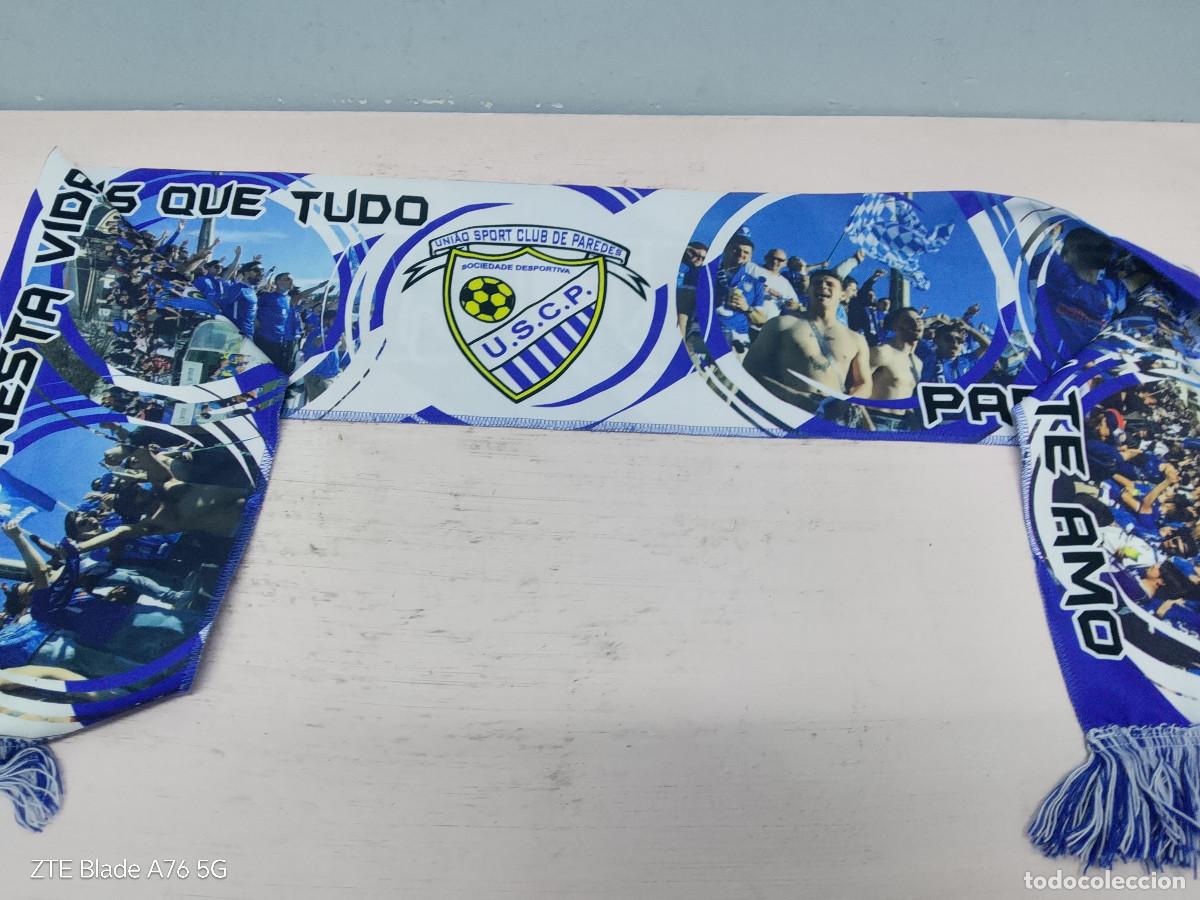 Coleccionismo deportivo: White Legion ultras Sport Clube Paredes Portugal scarf football futbol bufanda fans Benfica