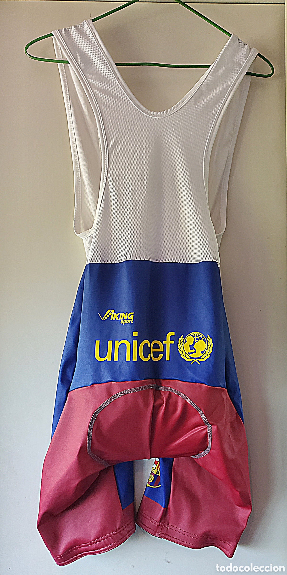 Coleccionismo deportivo: Maillot FC BARCELONA / BAR&Ccedil;A.LOGO UNICEF. QATAR FOUNDATION. VIKING SPORT.